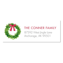 Address Label with One Christmas Wish design