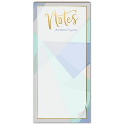 Notepad with Stained Glass Notes design