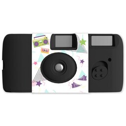 QuickSnap Camera Wraps - sheets of 4 with 80s Throwback design