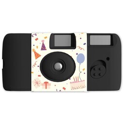 QuickSnap Camera Wraps - sheets of 4 with Birthday Candles design