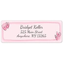 Address Label Sheet with Cupid's Wishes design