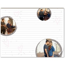 Photo Notepad Planner with Fun Circle Notes design