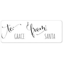 Address Label Sheet with Gift Giving Season design