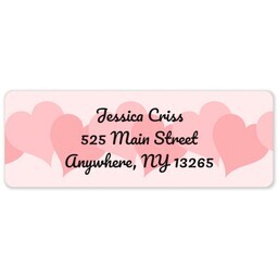 Address Label Sheet with Love Evermore design