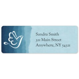 Address Label Sheet with Peaceful Dove design