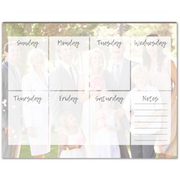 Photo Notepad Planner with Photo Planner design