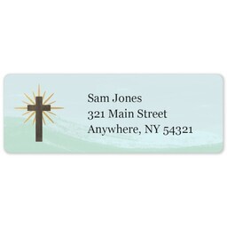 Address Label Sheet with The Cross On The Hill design