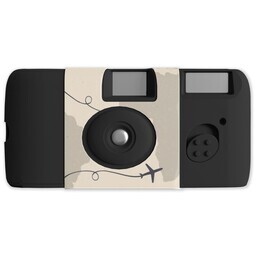 QuickSnap Camera Wraps - sheets of 4 with Worldly Travels design