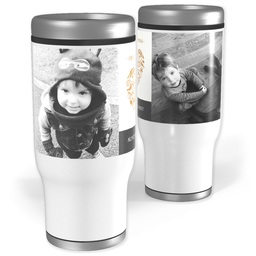 Stainless Steel Tumbler, 14oz with Heart Wishes design