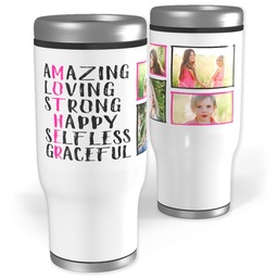 Stainless Steel Tumbler, 14oz with Mother design